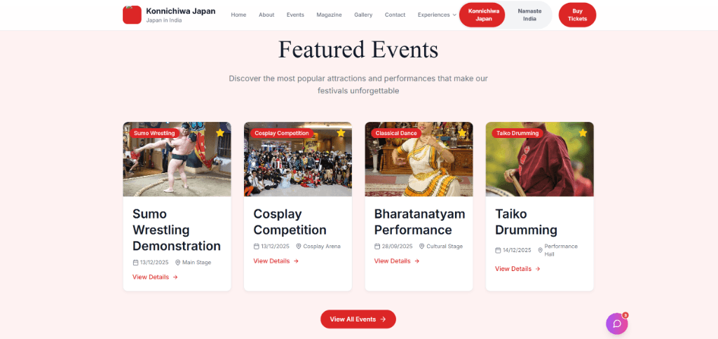 Konnichiwa Japan & Namaste India